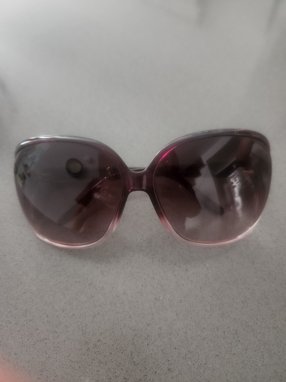 Gucci Oversized Pink Gradient Butterfly Sunglasses
